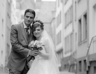 Hochzeitsfotografie in den Gassen von Köln