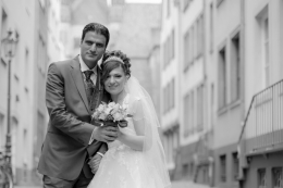 Hochzeitsfotografie in den Gassen von Köln