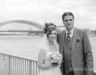 Hochzeitsfotografie an den Rheinpromenaden