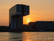 Kranhaus am Rhein