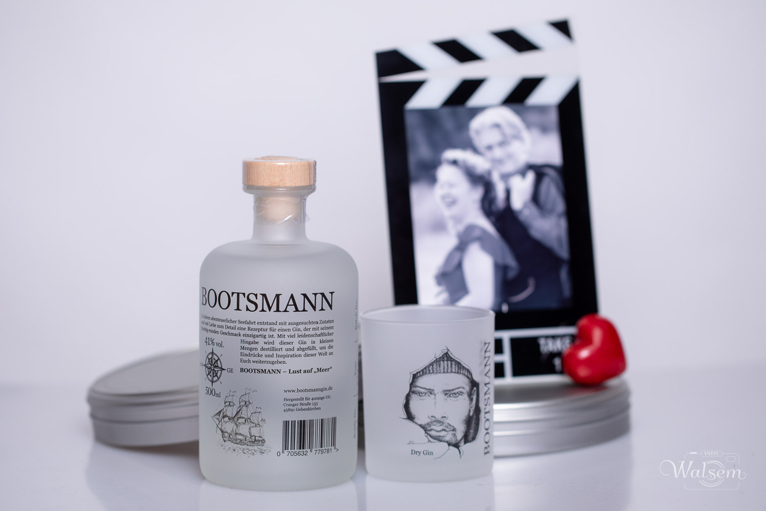 Produkt Fotografie für Bootsmann Gin